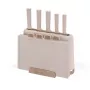 Maestro MR-1412-BEIGE juego de cuchillos con bloque + set de tablas de cortar beige