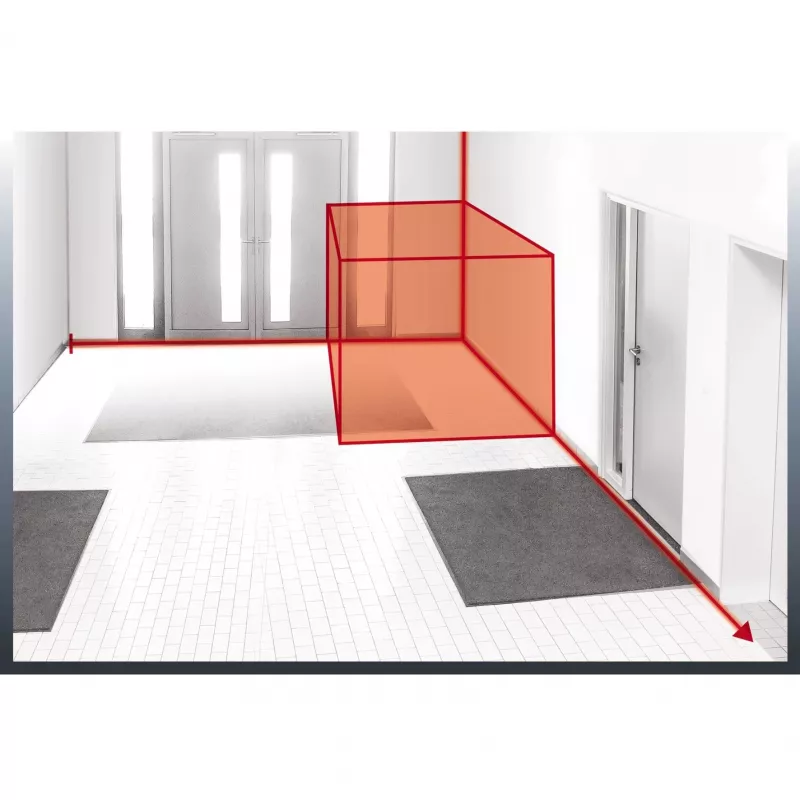 Medidor de distancias láser TC-LD 50, medidor de distancias negro/rojo, distancias de 5 cm – 50 metros