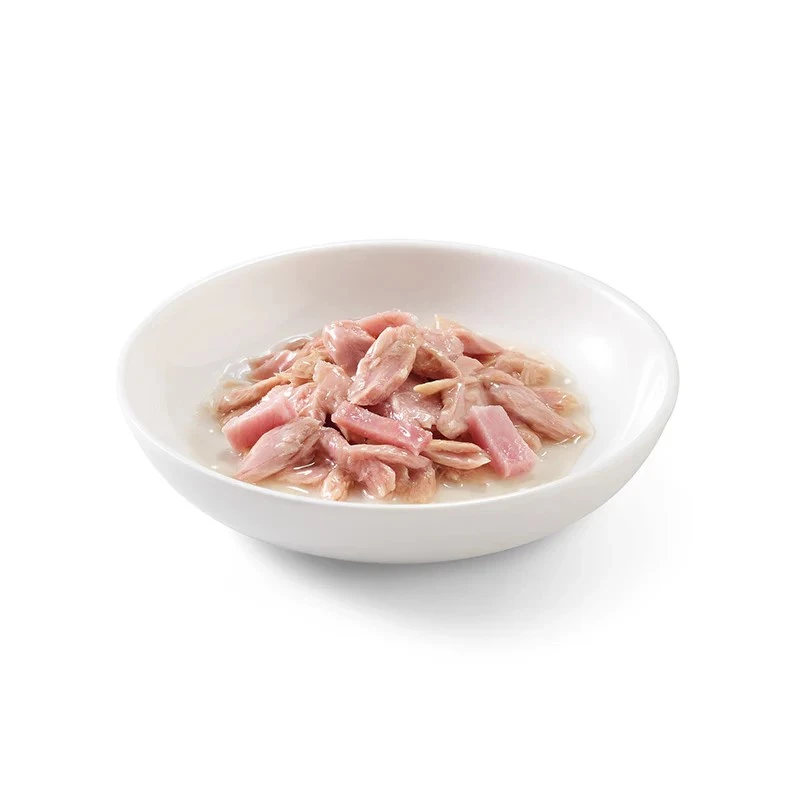 SCHESIR atún con jamón en caldo - Comida húmeda para gatos - 140 g