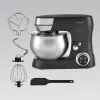 Amasadora planetaria Feel-Maestro MR-558 con bol de 5 l, 2000 W negro