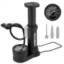 Rockbros 42610002001 Bomba de pie para bicicleta con manómetro negro