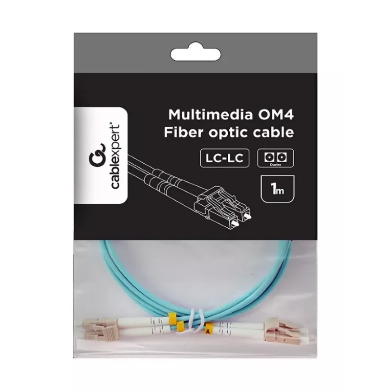 Cable multimodo dúplex OM4 50/125, LC/LC, 15 m