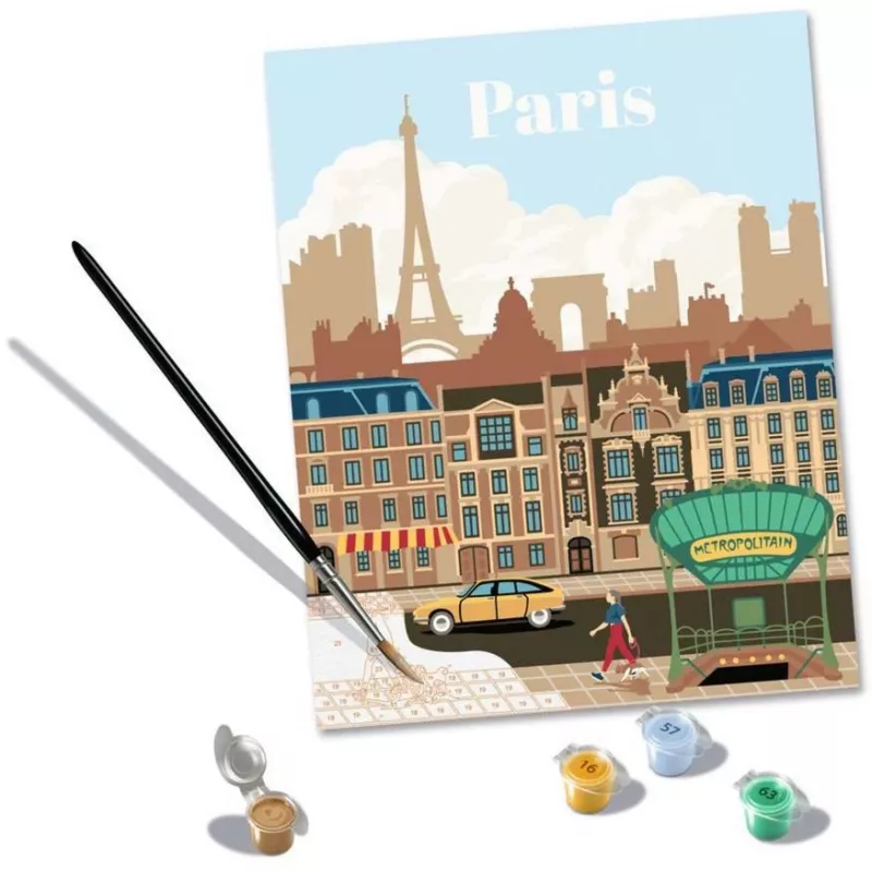CreArt - París colorido, pintura
