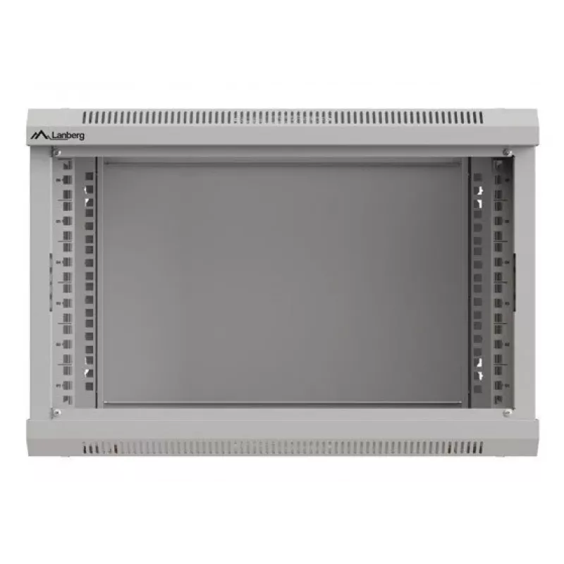 Armario de montaje en rack LANBERG WF03-5306-10S 19 pulgadas 6U gris con puerta de cristal