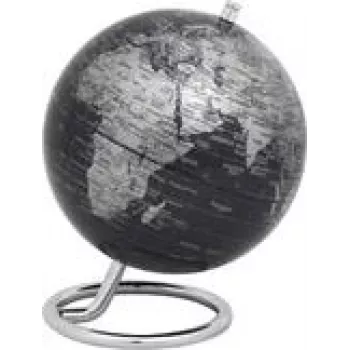 Reloj de mesa TROIKA Globe Galilei G1304-BKSI/CH — negro y plata