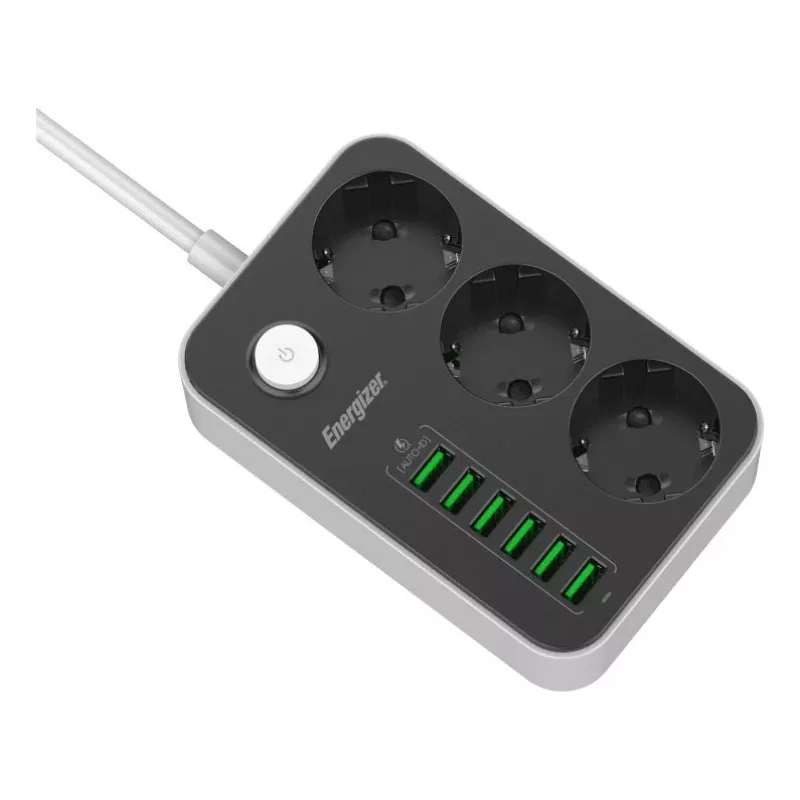 Batería portátil Energizer EPB2500W01EU 2500 mAh salida USB cargador compacto