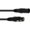 Cable DMX XLR de 3 pines EUROLITE 20 m modelo 3022785S para control de iluminación