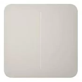 Button Ajax SoloButton 2 canales beige 82,8 mm x 10,3 mm