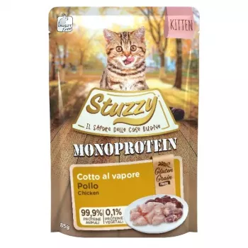 STUZZY monoproteico Kitten Chicken - Comida húmeda para gatitos - 85 g