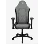 Silla gaming universal Aerocool Crown AeroSuede con asiento acolchado, gris piedra