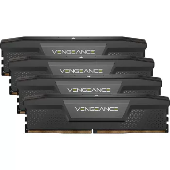 DIMM 96 GB DDR5-5600 (4x 24 GB) kit cuádruple, memoria RAM negra, CMK96GX5M4B5600C40, Vengeance, INTEL XMP