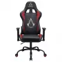 Silla de oficina Subsonic SA5609-AC1 asiento acolchado respaldo acolchado negro rojo
