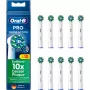 Oral-B CrossAction Cabezales de cepillo de dientes de repuesto, 10 uds., blanco