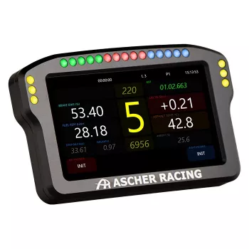 Panel de salpicadero para volante Ascher Racing 5 pulgadas Modelo 76080029 para pantallas de sim racing