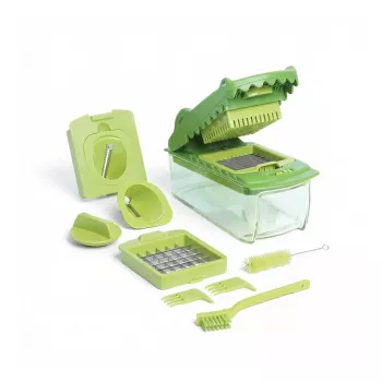 Picadora de verduras Ototo OT019 diseño compacto — picadora manual de alimentos para trocear verduras y hierbas