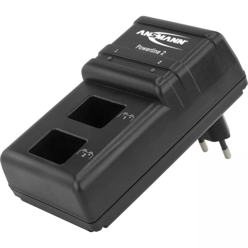 ANSMANN POWERline 2 - Cargador de baterías - 2x9V (5107043)