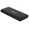 Delock - carcasa para almacenamiento - M.2 - tarjeta M.2 NVMe - USB 3.1 (Gen 2) - negro (42614)