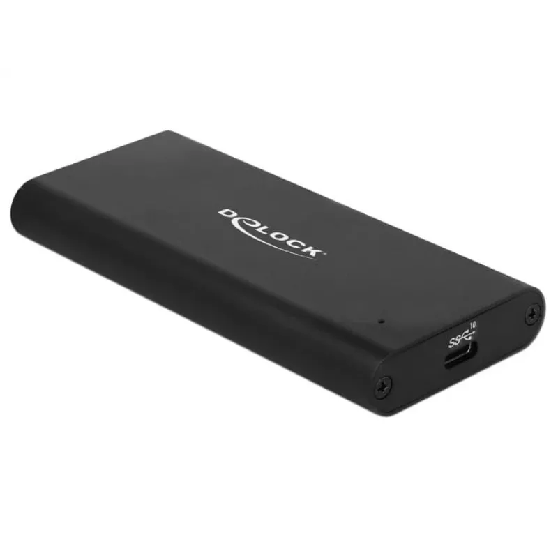 Delock - carcasa para almacenamiento - M.2 - tarjeta M.2 NVMe - USB 3.1 (Gen 2) - negro (42614)