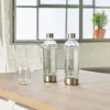 BRITA SodaOne 1043722 botellas de carbonatación, 1 L, transparentes, pack de 2