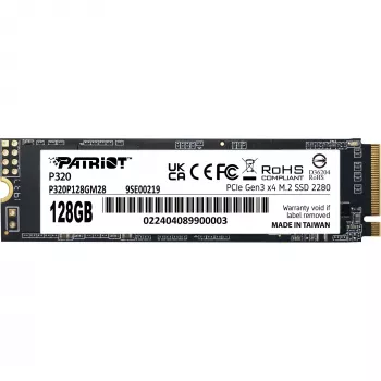 SSD Patriot P320 128GB M.2 2280 PCIe 3.0 x4 NVMe