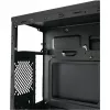 LC Power Classic 7040B - MDT - ATX - sin fuente de alimentación - Negro, aluminio cepillado / Negro - USB/Audio