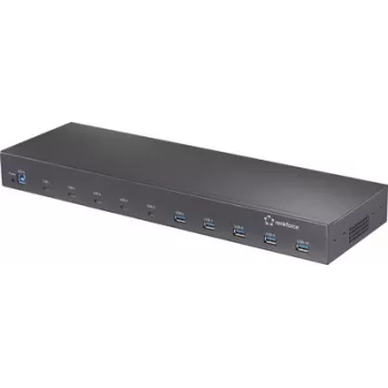 Renkforce hub USB 3.2 Gen 2 de 10 puertos para montaje en rack de 19 3.2 2-hub para industria (RF-6627278)