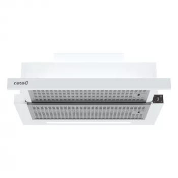 Campana extractora integrada CATA TFH 6830 GWH 600 m³/h blanca control táctil