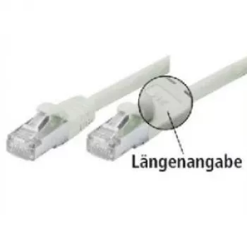 Tecline exertis Connect - cable de red - RJ-45 (macho) a RJ-45 (macho) - 2 m - SFTP - CAT 5e - apantallado, sin lengüeta - gris (70802)
