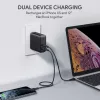 Cargador de pared PA-D3 2xUSB Power Delivery (1xUSB+1xUSB C) 5,4A 60W Dynamic Detect