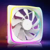 Ventilador de caja de 120 mm Sharkoon SHARK Lights RGB PWM Blanco – iluminación RGB, control de velocidad PWM