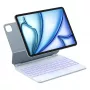 Funda con teclado Bluetooth tipo folio Inateck KB09119 para iPad Air/Pro 11 pulgadas (27,9 cm), batería de 500 mAh, azul