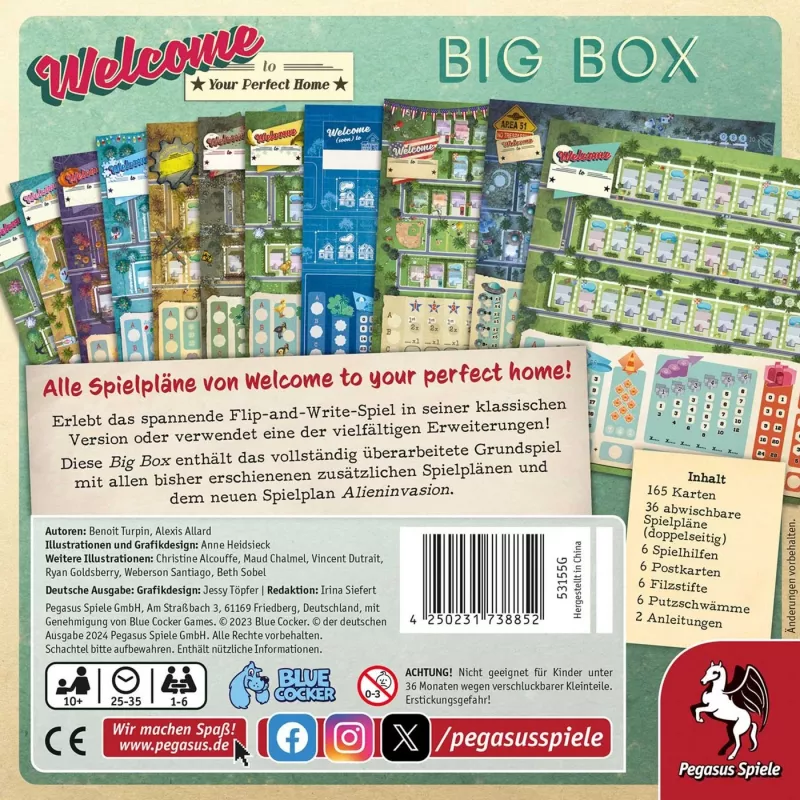 Bienvenido a tu hogar perfecto Big Box, juego de mesa