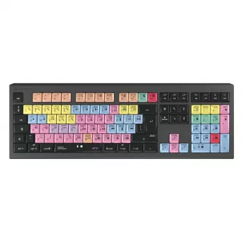 Logickeyboard ASTRA 2 USB QWERTY teclado negro tamaño completo 104 teclas