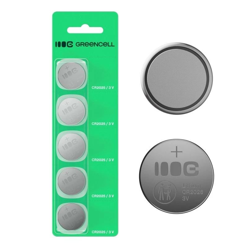 Pila de litio Green Cell CR2025 3V 160mAh botón