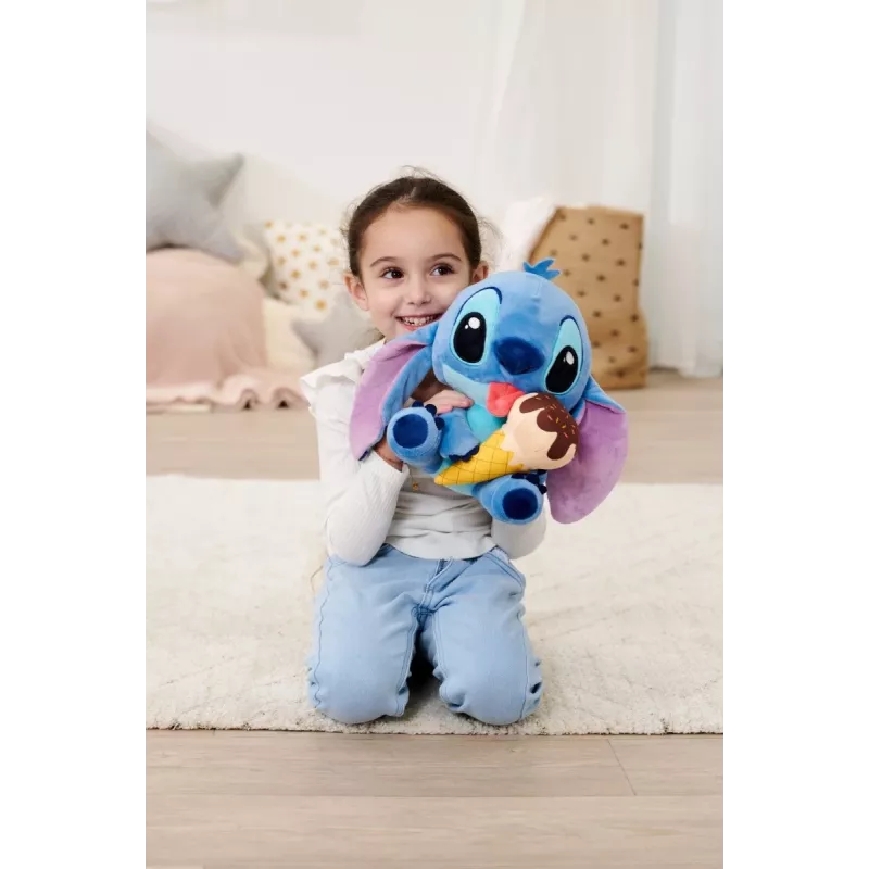Peluche SIMBA Mascot Stitch helado 25 cm, figura original suave