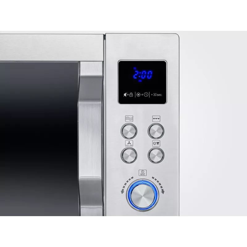 Microondas combinado SEVERIN MW 7918, de sobremesa, 25 l, 900 W, indicador LED, plateado