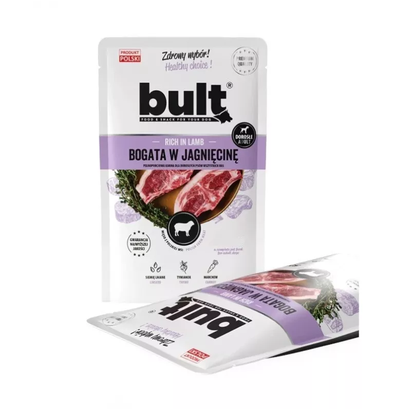 BULT comida húmeda para perros rica en cordero, 100 g