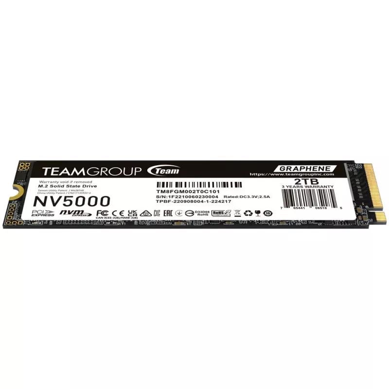 Disco SSD Team Group 2 TB M.2 2280 PCIe 4.0 x4 TM8FGM002T0C101