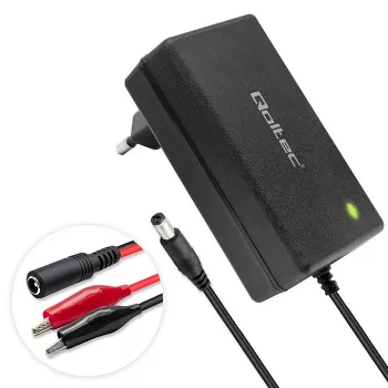 Cargador de baterías QOLTEC 12V 2A 24W Modelo 52661