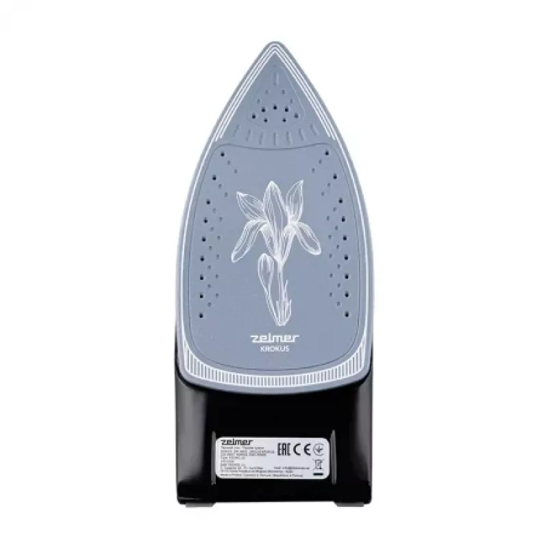 Zelmer Krokus ZIR3220 plancha de vapor, 3000 W, golpe de vapor de 200 g, suela de cerámica, azul
