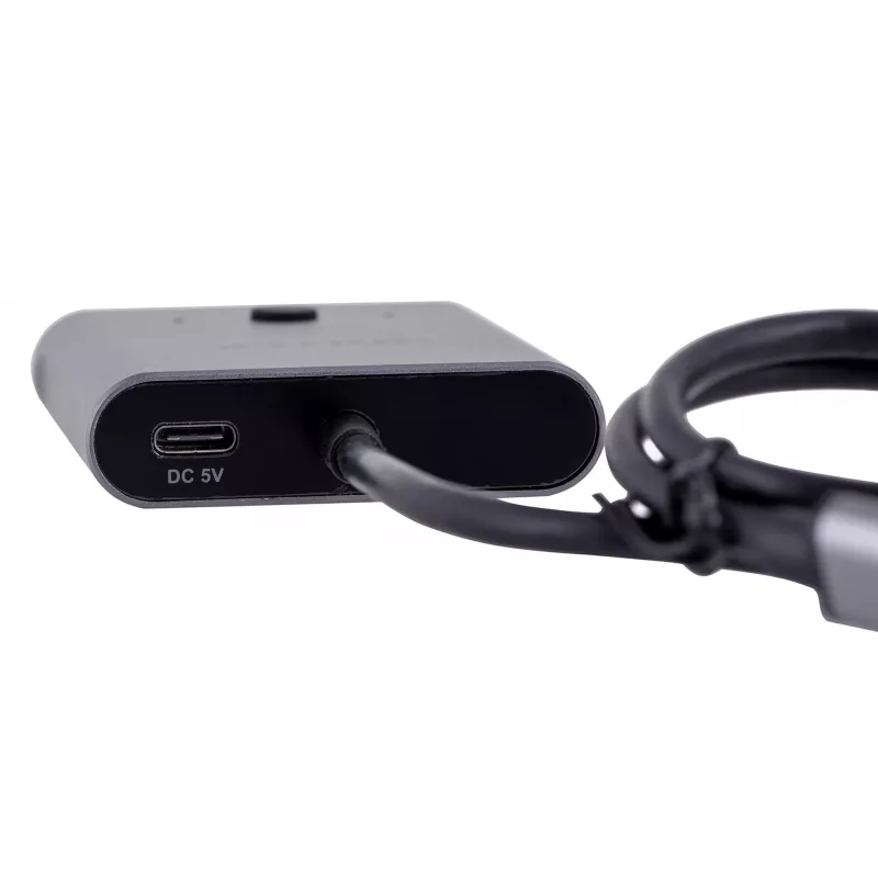 Unitek D1078A conmutador USB-C 4K bidireccional, 2 entradas y 1 salida