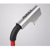 Cable USB a Lightning Aukey CB-AL01 rojo – trenzado de nylon, conector Lightning para dispositivos Apple