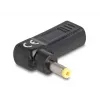 Adaptador DeLOCK USB Type-C conector hembra a HP 4,8 x 1,7 mm conector macho 90° en ángulo