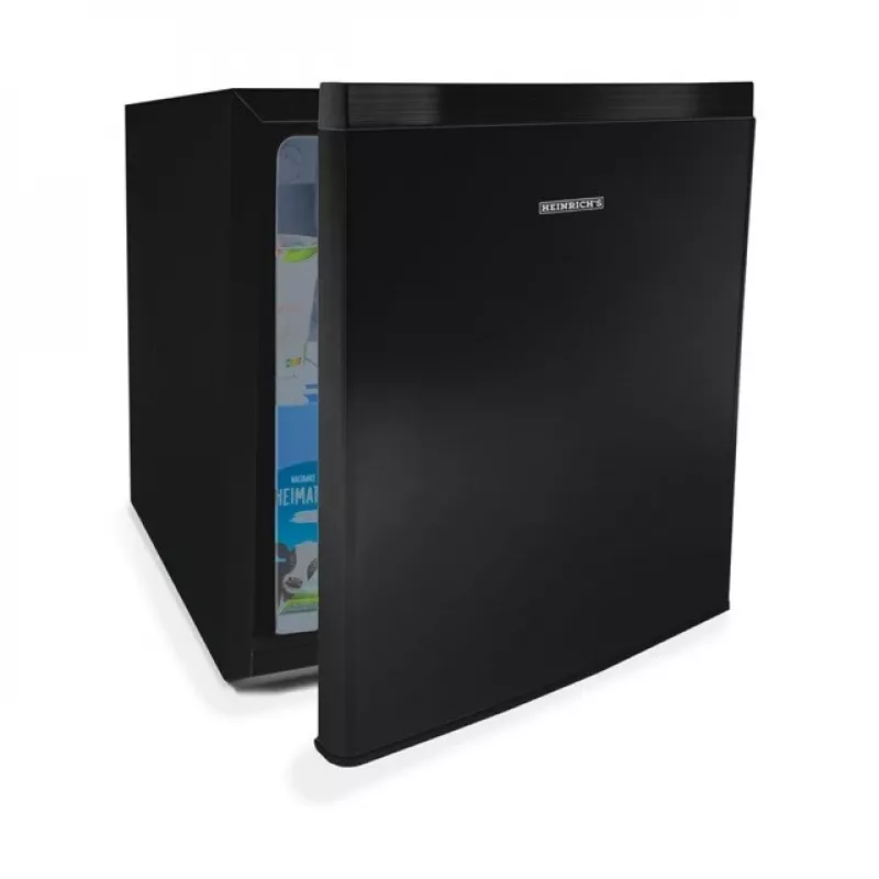 Frigorífico HEINRICH'S HKB 4188 SW Negro – 45 L, clase E, 39 dB, puerta reversible