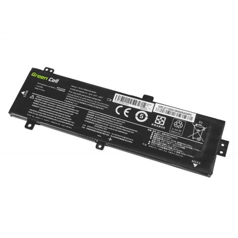 Batería Green Cell LE118 para Lenovo Ideapad 310-15 (7,6 V, 3500 mAh, 4 celdas, LiPo, negro)