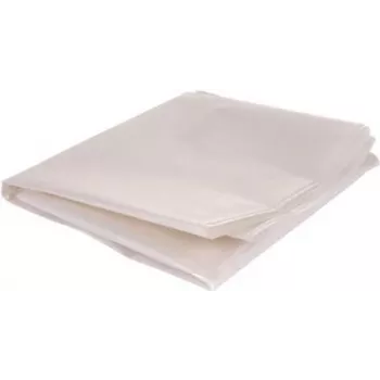 Bolsa de residuos Deiss 240-300l transparente 650+550x1350mm 80my (99016)