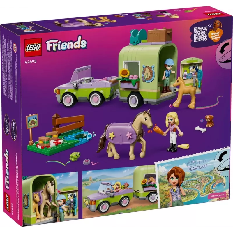 LEGO FRIENDS 42695 Remolque de yegua y potro