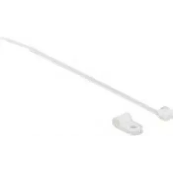 Brida con fijación por tornillo DeLOCK 18861 nailon blanco 10 uds.