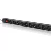 Qoltec regleta PDU de aluminio para RACK | 16A | 16 x Schuko | vertical | 1,8 m