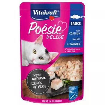 VITAKRAFT Poesie Delice blackfish - comida húmeda para gatos - 85 g
